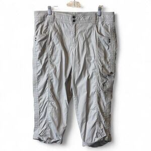 Style & Co. Gray Cargo Capri Pants, Women's Size 12